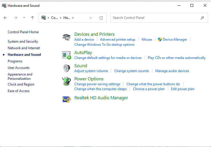 ضبط صدای ویندوز
