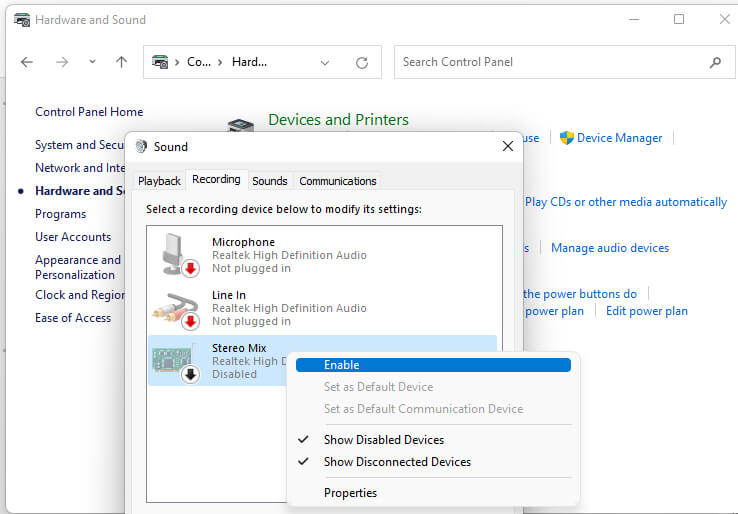 ضبط صدای ویندوز